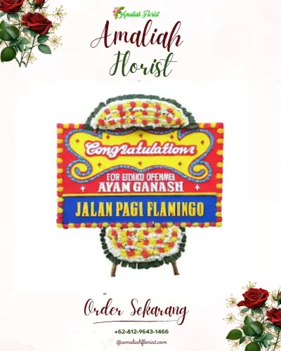 Bunga Papan Congratulation di Tunjung